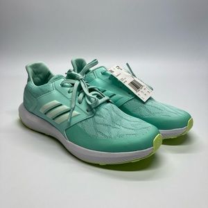 Adidas Rapidarun Womens Running Shoes Green Sz 6
